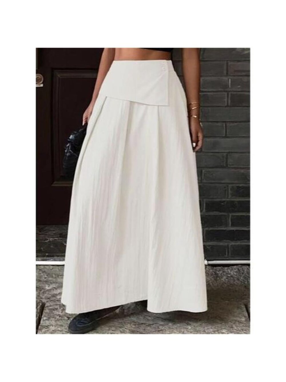 High-Waisted Maxi Skirt